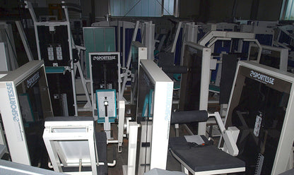 Sportesse strength training equipment, 17 fitness machines, complete gym equipment, used