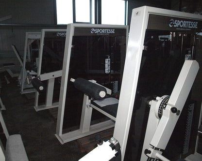 Sportesse strength training equipment, 17 fitness machines, complete gym equipment, used