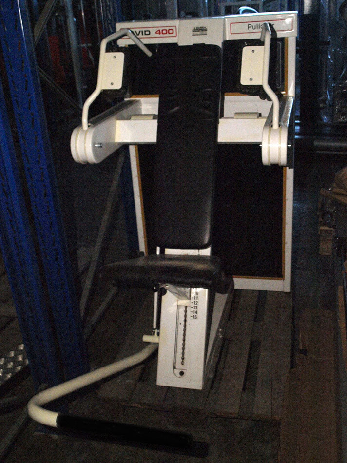David strength training equipment, 6 fitness machines, white, used