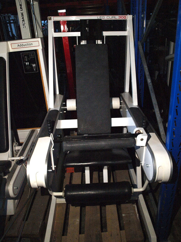 David strength training equipment, 6 fitness machines, white, used