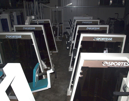 Sportesse strength training equipment, 17 fitness machines, complete gym equipment, used