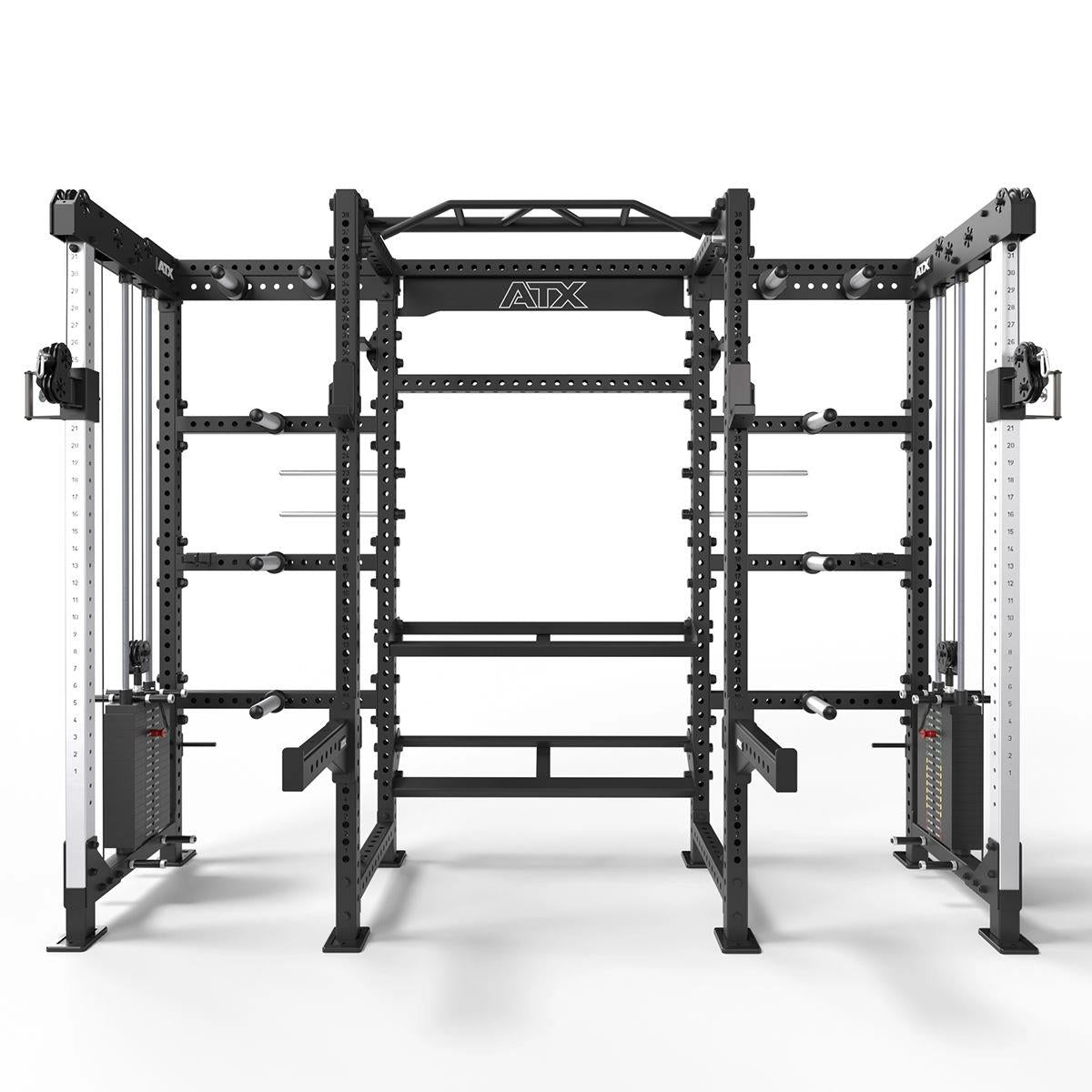 ATX Cable Cross Rack with 2 x 90 kg plug-in weights and many extras
