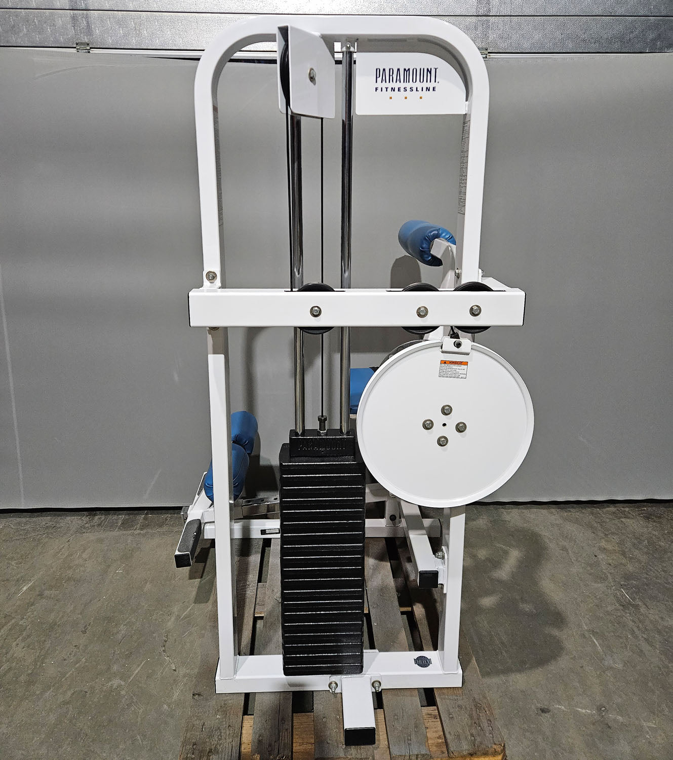 Paramount Back-Ab Model 1800 - Abdominal machine and back extension 2 in 1 combination machine, Lower back and Abdominal, Made in USA, Color White, Used - Tested Condition