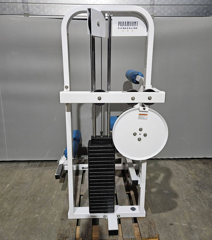 Paramount Back-Ab Model 1800 - Abdominal machine and back extension 2 in 1 combination machine, Lower back and Abdominal, Made in USA, Color White, Used - Tested Condition