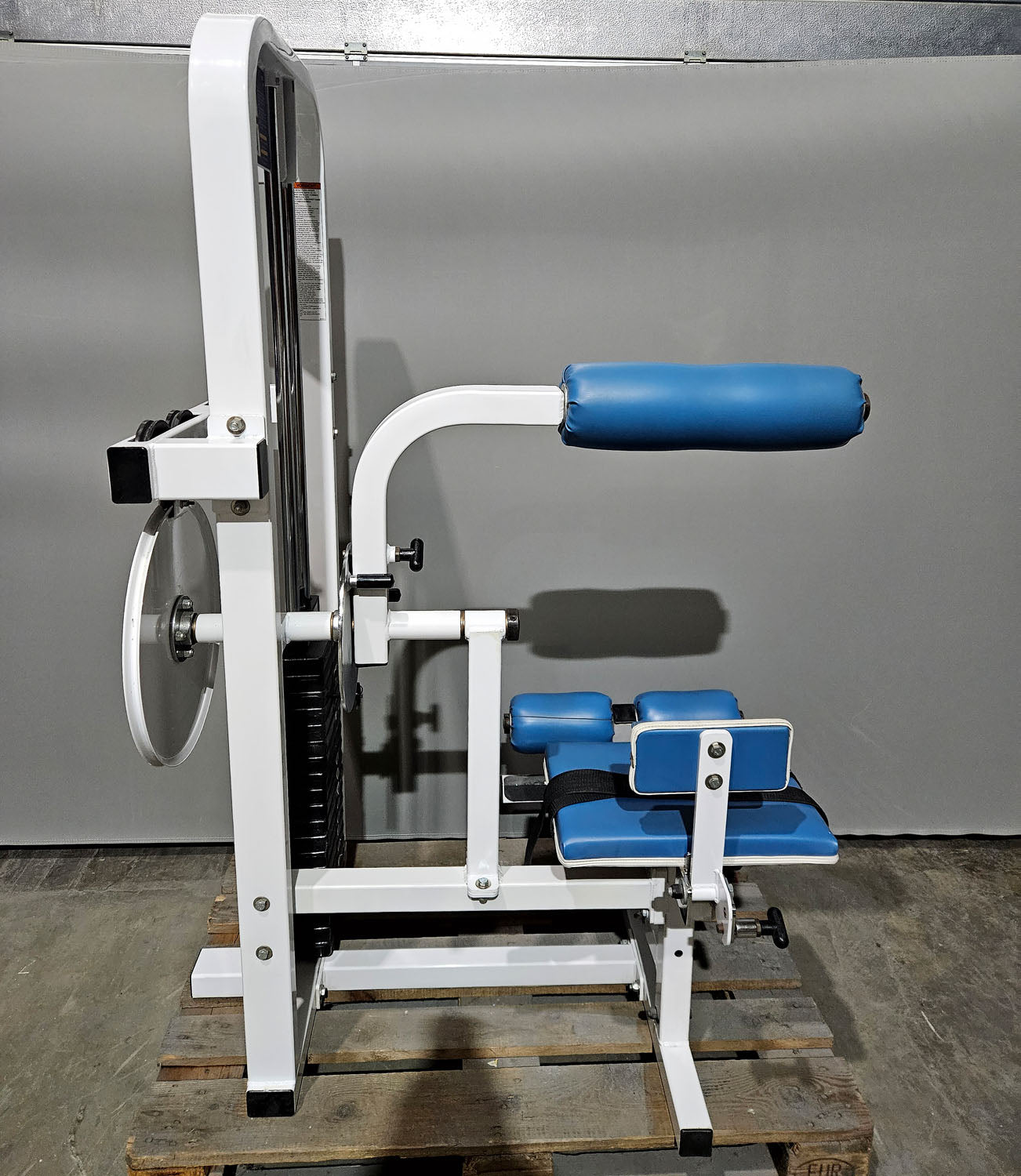 Paramount Back-Ab Model 1800 - Abdominal machine and back extension 2 in 1 combination machine, Lower back and Abdominal, Made in USA, Color White, Used - Tested Condition