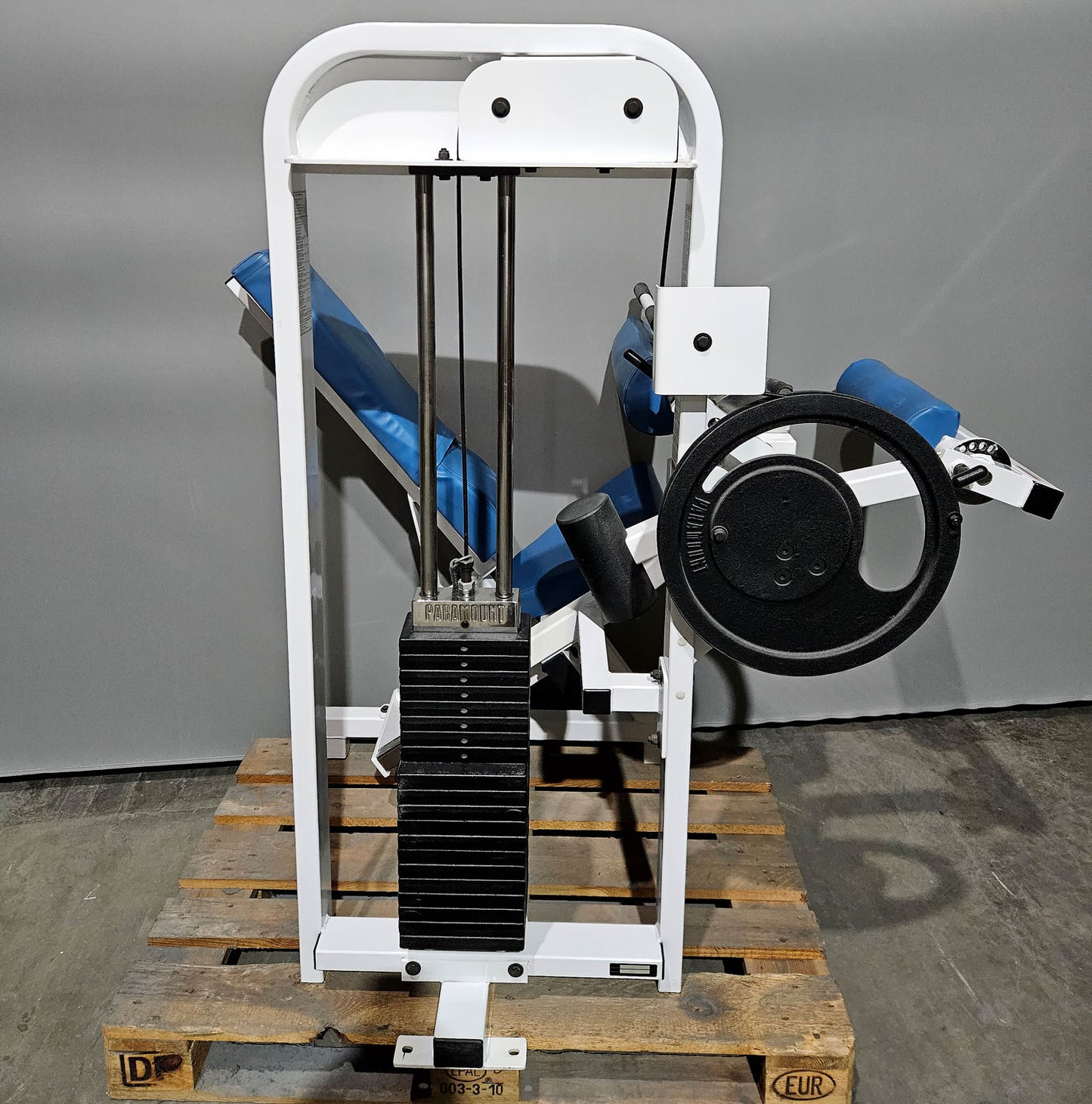 Paramount Back-Ab Model 1800 - Abdominal machine and back extension 2 in 1 combination machine, Lower back and Abdominal, Made in USA, Color White, Used - Tested Condition