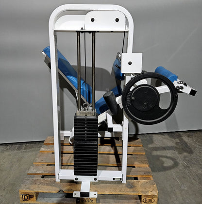 Paramount Back-Ab Model 1800 - Abdominal machine and back extension 2 in 1 combination machine, Lower back and Abdominal, Made in USA, Color White, Used - Tested Condition
