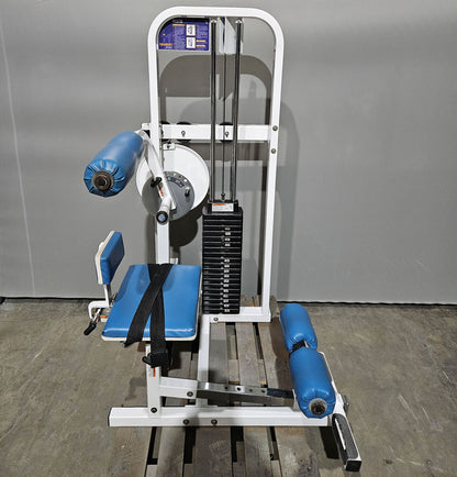 Paramount Back-Ab Model 1800 - Abdominal machine and back extension 2 in 1 combination machine, Lower back and Abdominal, Made in USA, Color White, Used - Tested Condition