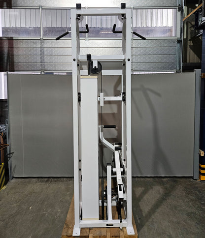 Paramount Chin-Dip Model PL4000 - Dip pull-up machine with weight support, Made in USA, used - tested condition