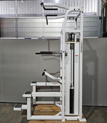 Paramount Chin-Dip Model PL4000 - Dip pull-up machine with weight support, Made in USA, used - tested condition