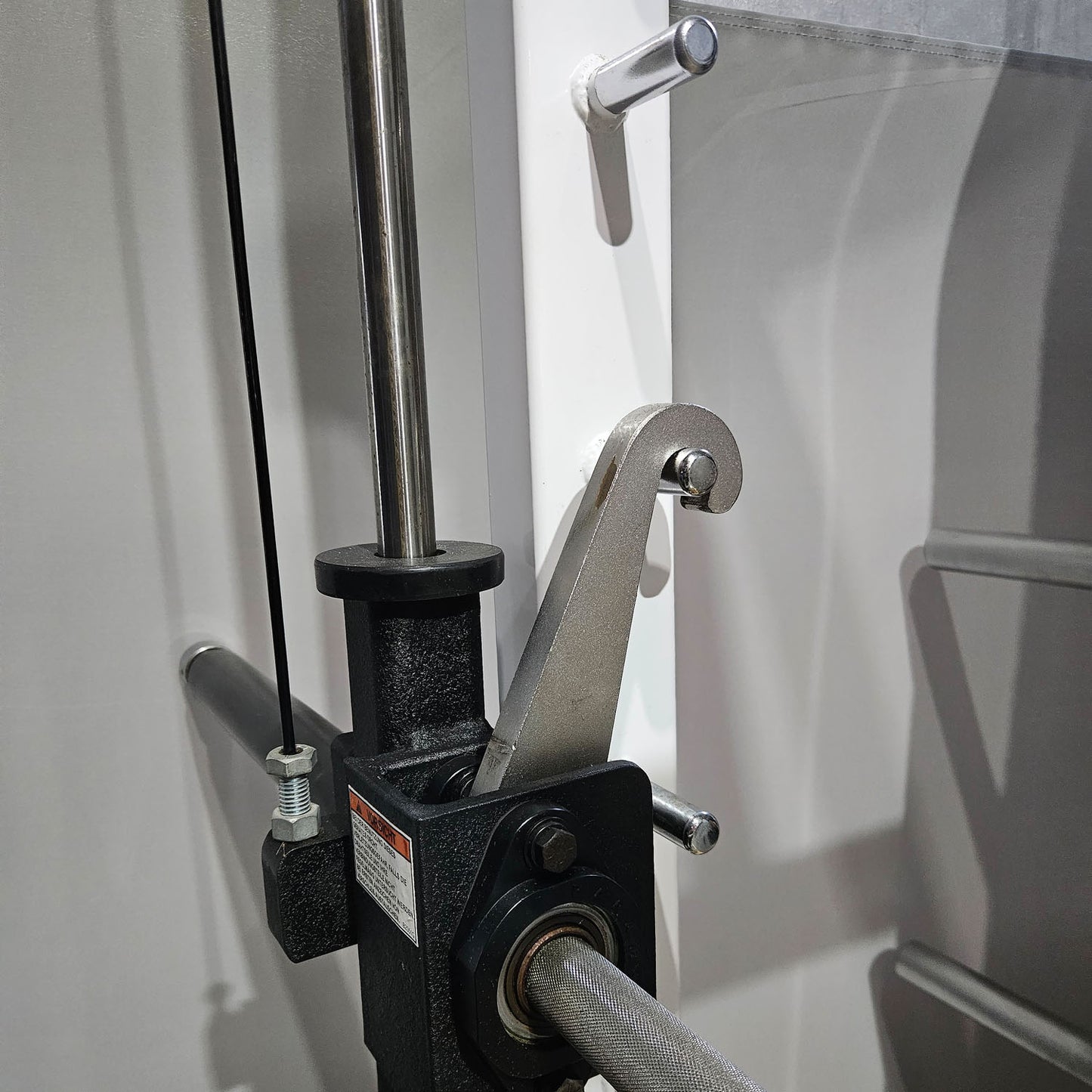 Paramount Multi-Press, Smith Machine, Performance Line, Oldschool Bodybuilding Strength Equipment, Frame Color White, Used - Tested Condition