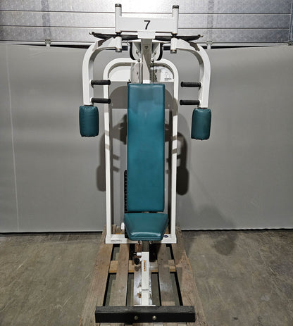 Paramount Vertical Butterfly Model 900 - Pectoral Fly, Pec Fly, Made in USA, Color White, Pad Green, Used - Tested Condition