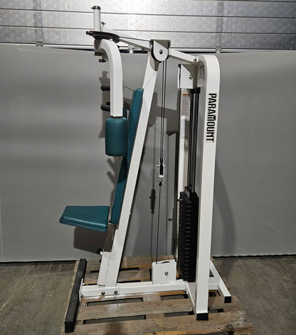 Paramount Vertical Butterfly Model 900 - Pectoral Fly, Pec Fly, Made in USA, Color White, Pad Green, Used - Tested Condition