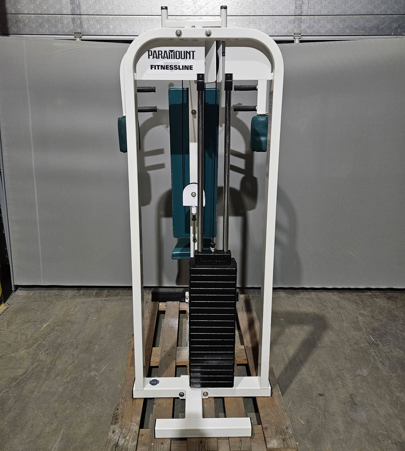 Paramount Vertical Butterfly Model 900 - Pectoral Fly, Pec Fly, Made in USA, Color White, Pad Green, Used - Tested Condition