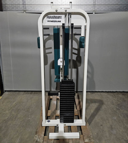 Paramount Vertical Butterfly Model 900 - Pectoral Fly, Pec Fly, Made in USA, Color White, Pad Green, Used - Tested Condition