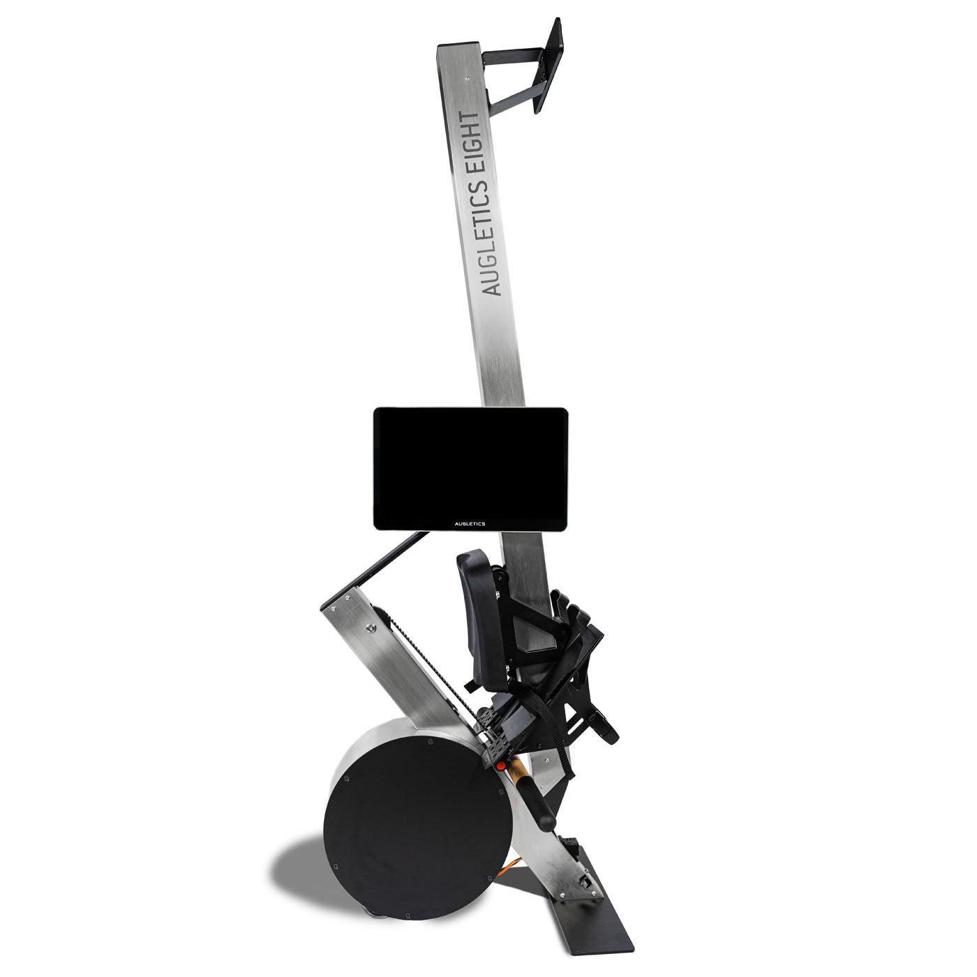 Augletics Eight - Black - Rowing machine professional model with touch display
