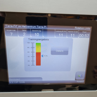 Proxomed Compass 530 Rumpfrotator, Rotator, Rotationsmaschine, Twister, Rotary Torso, seitliche Bauchmuskeln, MPG, Reha, Rahmenfarbe Silber, gebraucht - überholter Zustand