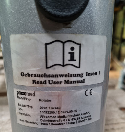 Proxomed Compass 530 Rumpfrotator, Rotator, Rotationsmaschine, Twister, Rotary Torso, seitliche Bauchmuskeln, MPG, Reha, Rahmenfarbe Silber, gebraucht - überholter Zustand