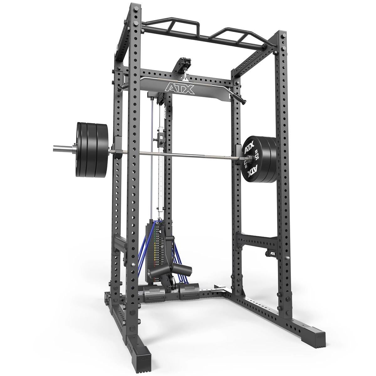 ATX Power Rack PRX-780 mit Latzug - 125 kg Steckgewichte