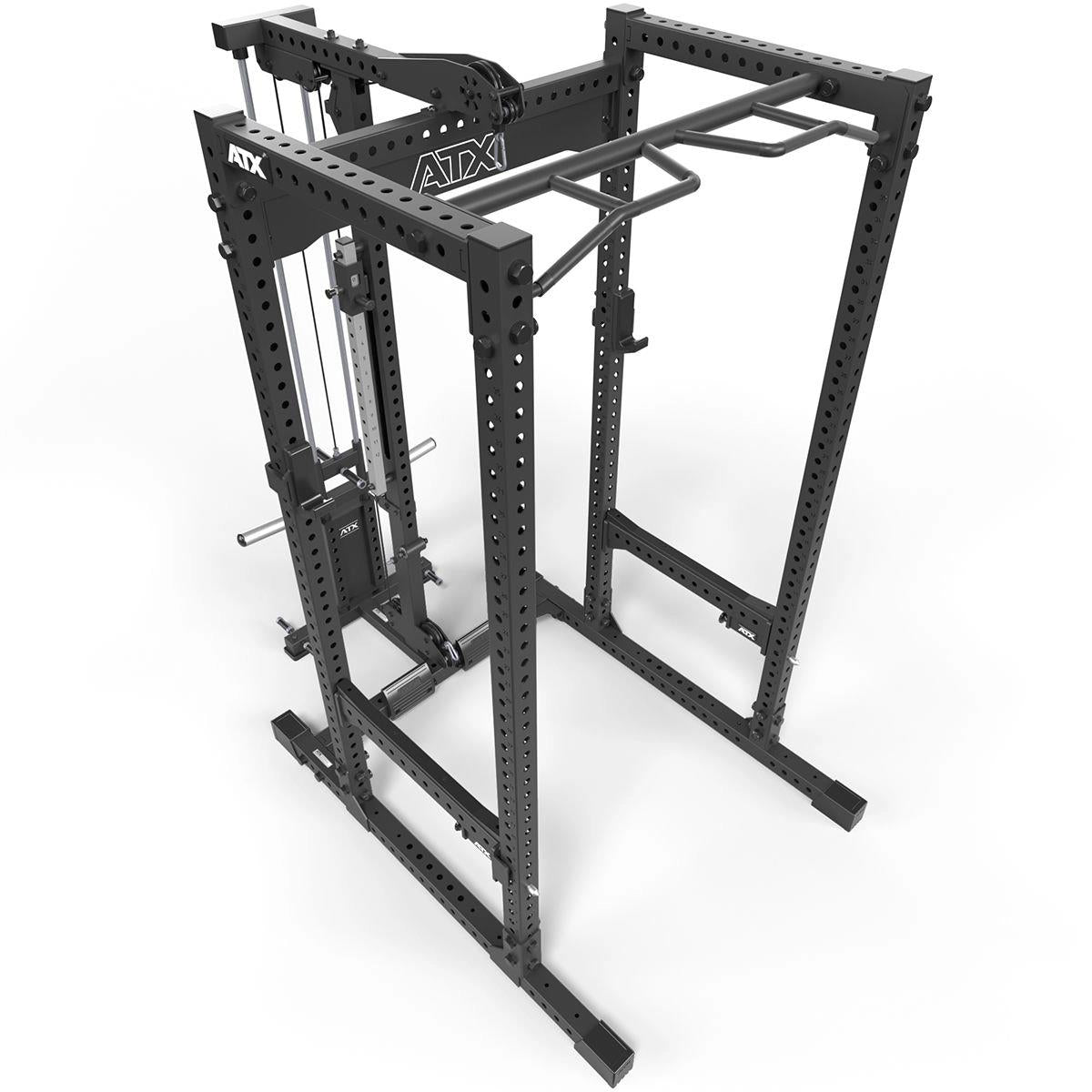 ATX Power Rack PRX-780 with lat pulldown - weight plate holder