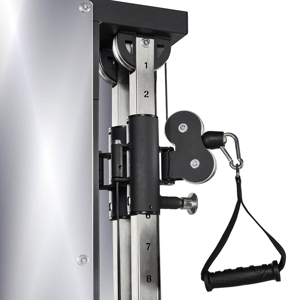 ATX Duale Wandzugstation -Mirror- mit 2 x 60 kg Steckgewichten