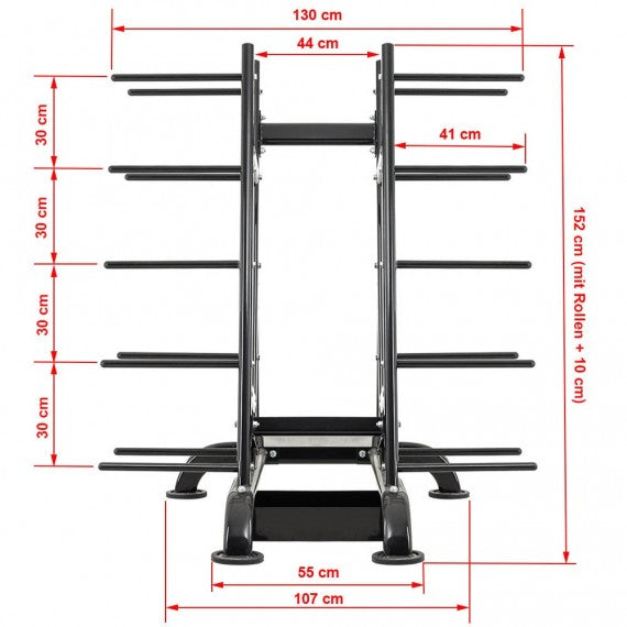 Stand/Cart - Silver - up to 30 sets