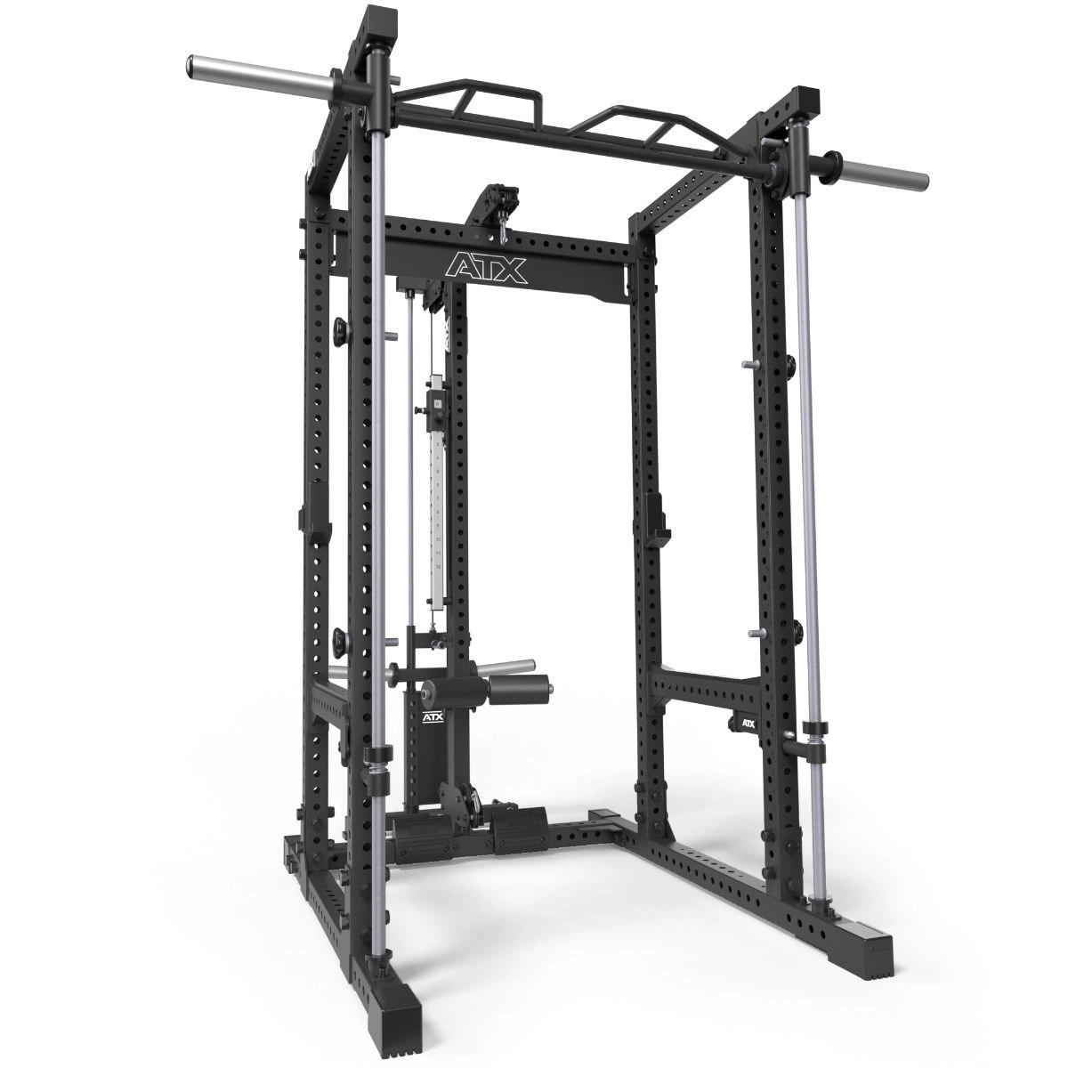 ATX Power Rack Komplettsystem mit Latzug-Plate Load + Multipresse