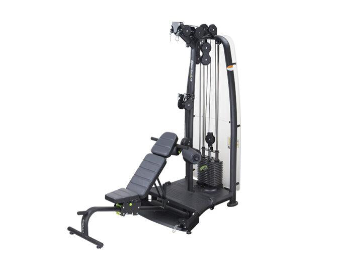 Sportsart Multistation A93 – Mehrstationen-Turm mit Bank