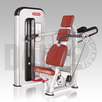 Aehnlich Star Trac, TechnoGym oder Gym80 - Danksport S-Line Gerätepark - 30 Kraftgeräte & Zubehör, Neue Geräte, Farbe Silber, Polster Braun
