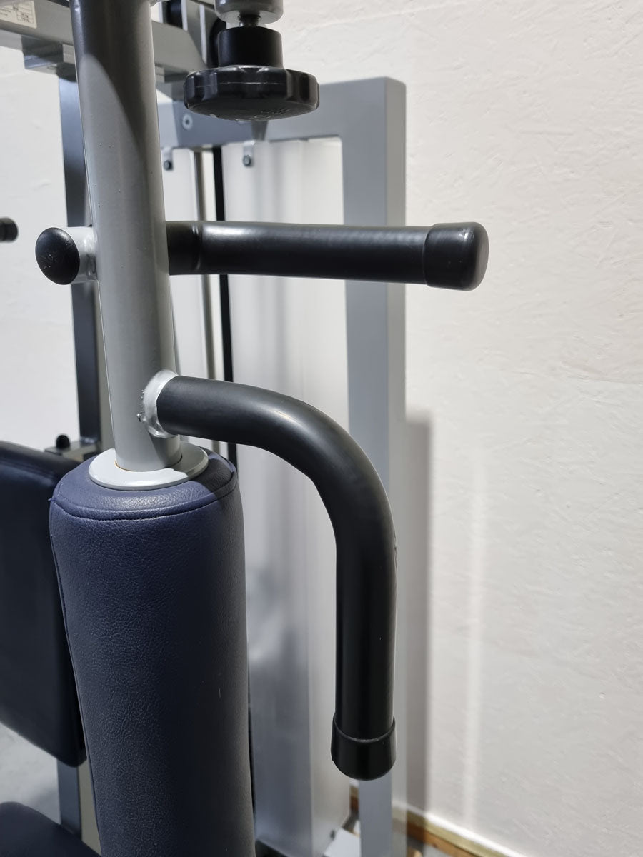 SVG Butterfly - Press Back - Butterfly and Butterfly Reverse - 2 in 1 combination machine, Fly and Rear Delt, frame color silver, used - overhauled condition