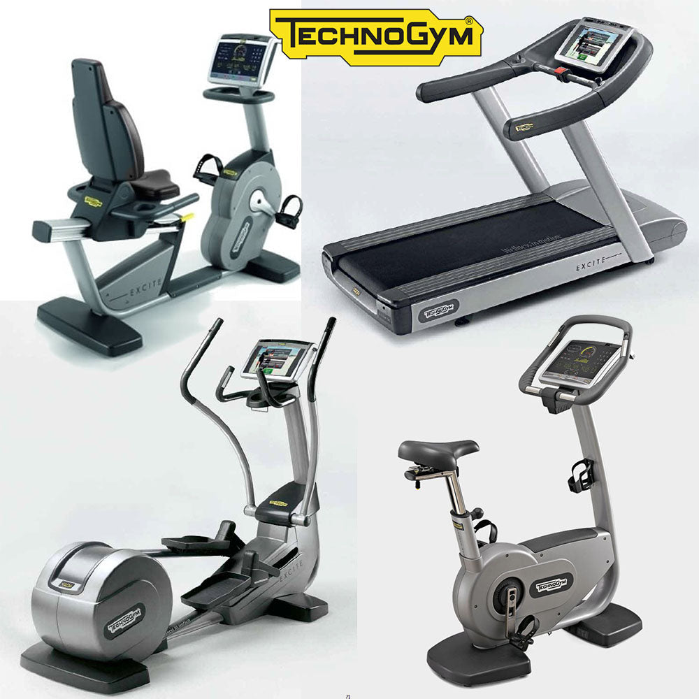 TechnoGym cardio equipment Excite Line 500 and 700, fitness equipment set