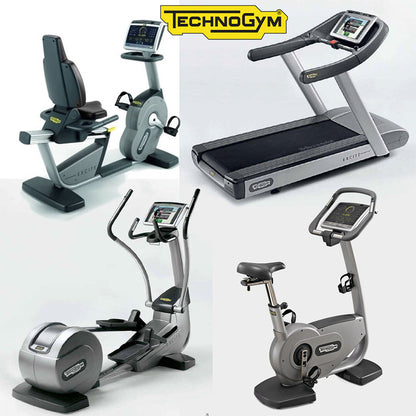 TechnoGym cardio equipment Excite Line 500 and 700, fitness equipment set