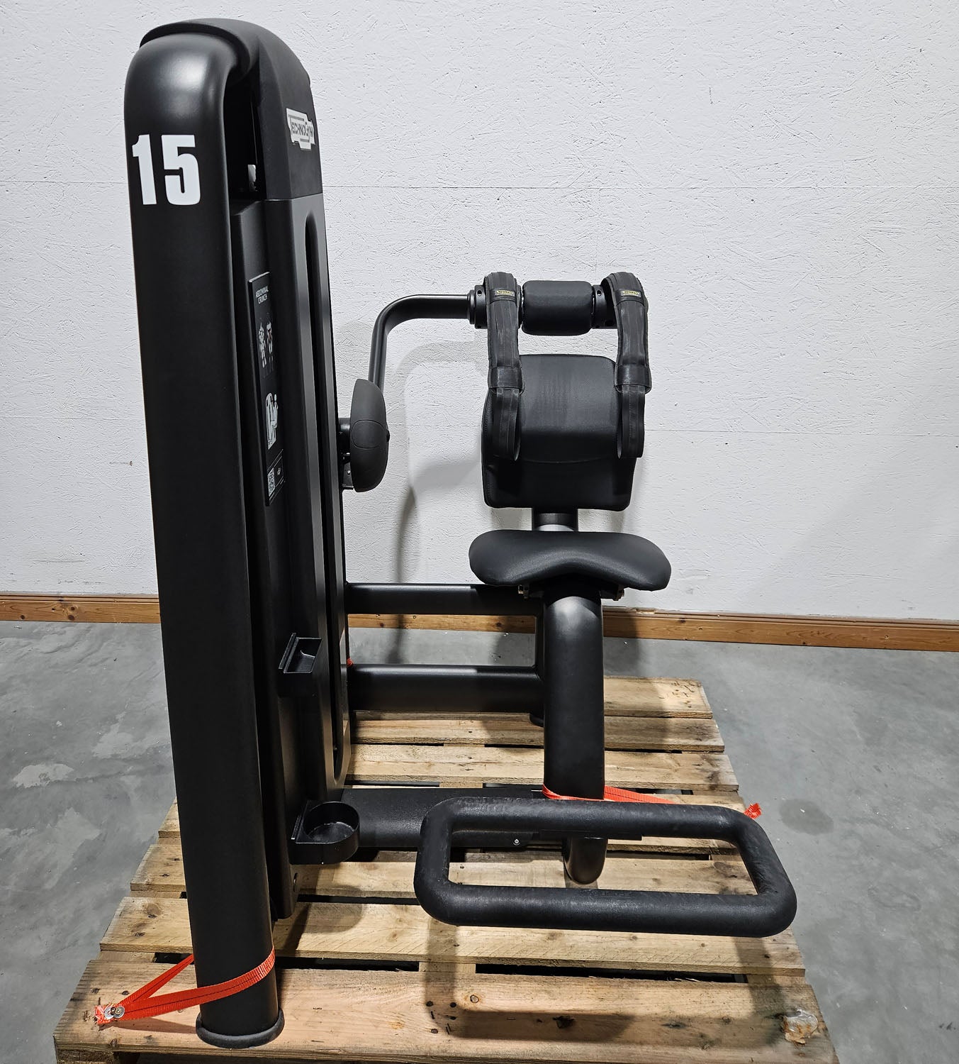 Technogym Selection Pro Abdominal Crunch, Bauchmaschine, Abs, Farbe Schwarz, gebraucht, überholter Zustand