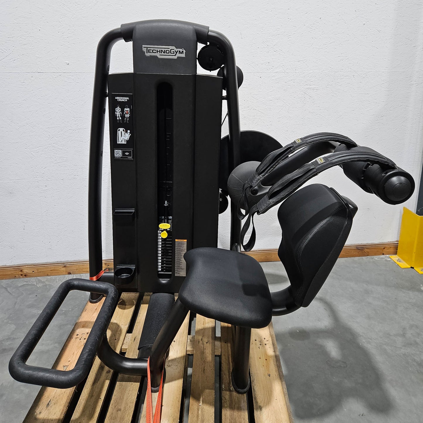 Technogym Selection Pro Abdominal Crunch, Bauchmaschine, Abs, Farbe Schwarz, gebraucht, überholter Zustand