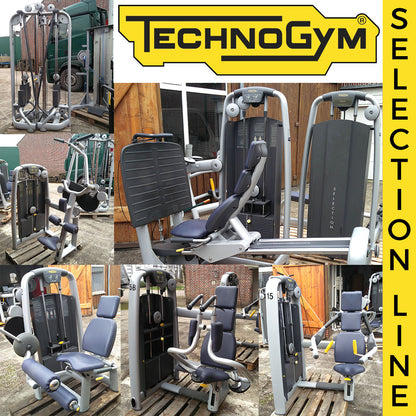 TechnoGym Selection Line strength training set/park with 10 fitness machines, additional equipment on request, used, tested and refurbished