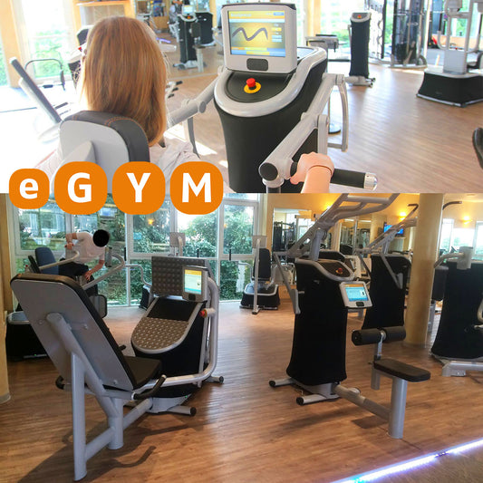 eGym 9-unit strength circuit, 9 strength machines, including PREMIUM software, built in 2015, Free Flow technology, used - refurbished condition