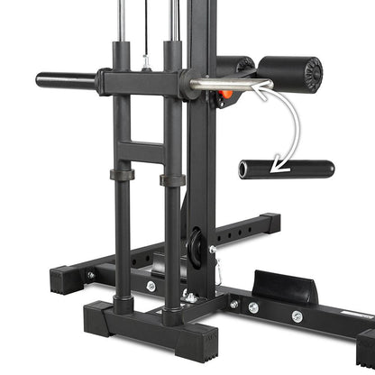 ATX Half Rack 620 - Complete system including lat pulldown station - Plate Load