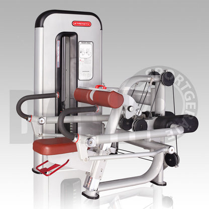 Aehnlich Star Trac, TechnoGym oder Gym80 - Danksport S-Line Gerätepark - 30 Kraftgeräte & Zubehör, Neue Geräte, Farbe Silber, Polster Braun