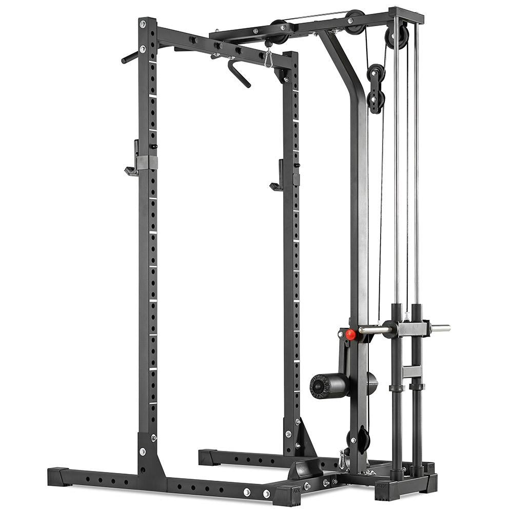 ATX Half Rack 620 - Complete system including lat pulldown station - Plate Load