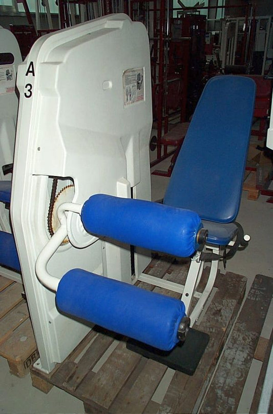 Nautilus Leg Curl, Leg Curl, White. Used