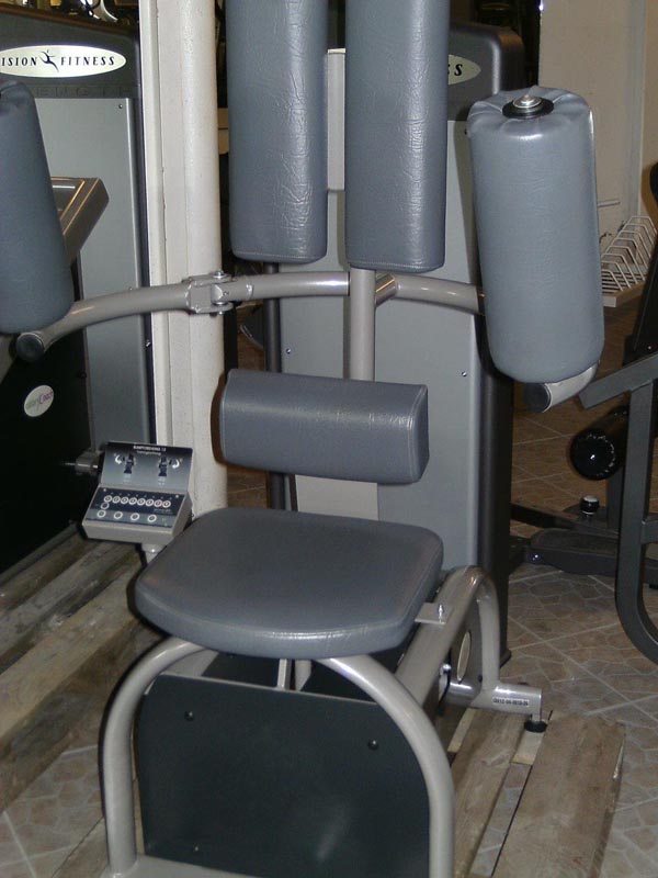 Calory Coach (SDH) circuit, 10 strength machines with display, resistances 1-8, silver, used - refurbished condition