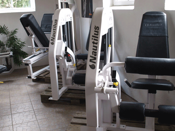 Nautilus Nitro Series, strength training equipment, 13 gym machines, white, used