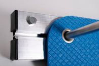 Eyelet for gymnastics mats to be hammered in