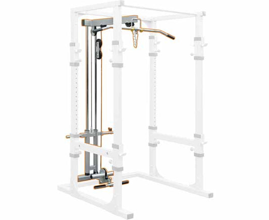 Impulse Fitness IFHCL Lat Anbau für Half Cage