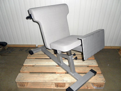 Dr. Wolff Lumbal Trainer 305, hyperextension bench, silver, used