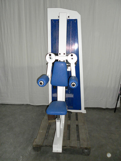 Jimsa Lateral Raise / Shoulder Machine, White, Fitline, used