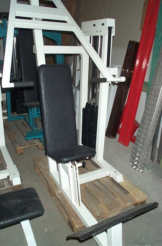 Gym 80 Neck Press Machine / Shoulder Press, White, used