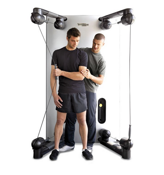 TechnoGym Kinesis One - Multi-station cable pull power station with two weight blocks, used - refurbished condition