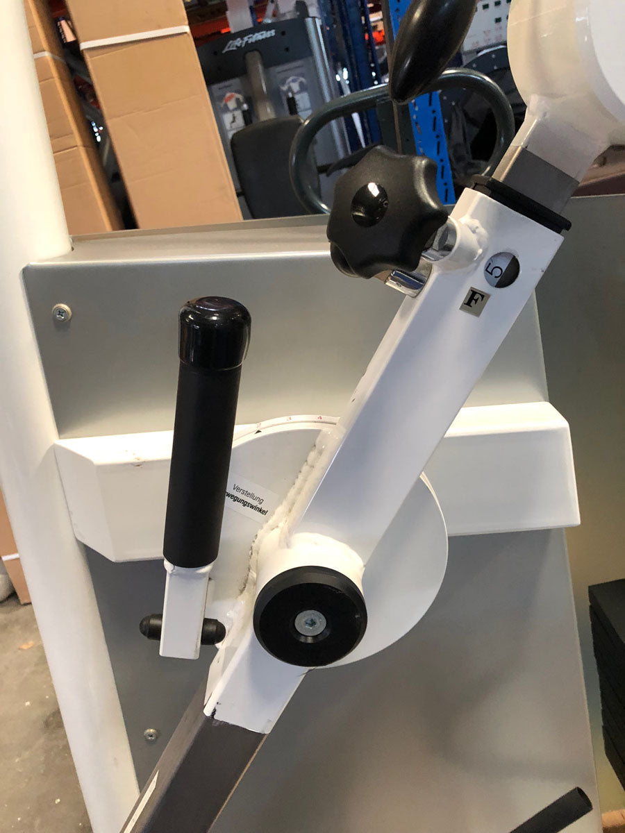 Kaphingst leg extension leg curl COMBI device, sitting-lying adjustable, MPG, color white, used - refurbished condition