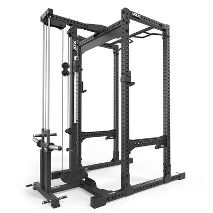 ATX Power Rack PRX-780 with lat pulldown - weight plate holder